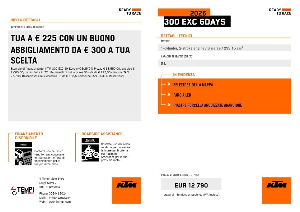 KTM 300 EXC Six Days